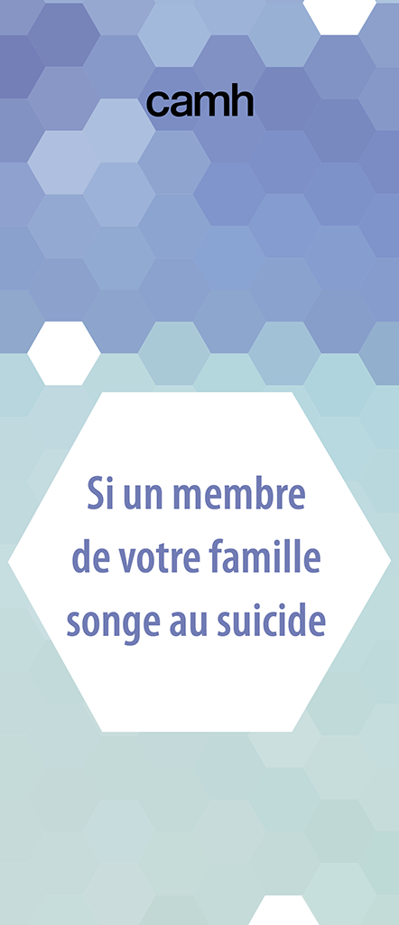 When a family member is thinking about suicide|Si un membre de votre famille songe au suicide Hot on Sale