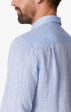 34 Heritage - Linen Chambray Shirt Hawaiian Ocean For Sale