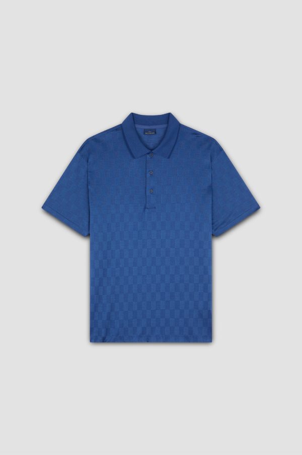 Paul & Shark - Polo manches courtes de coton Jacquard Online Sale