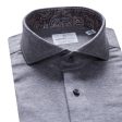 Emanuel Berg - Polo manches longues Premium Jersey Knit - Modern Fit - Gris For Cheap