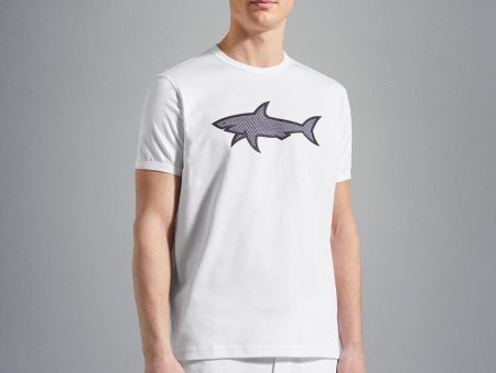 Paul & Shark - T-shirt de coton avec requin Fashion