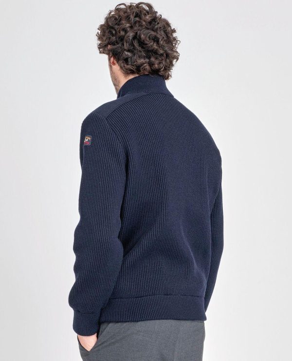 Paul & Shark - Cardigan zip de laine doublé Fashion