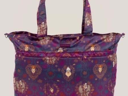 Disney Villains Super Be Plus Large Diaper Bag Duffel | Dark Purple Online now