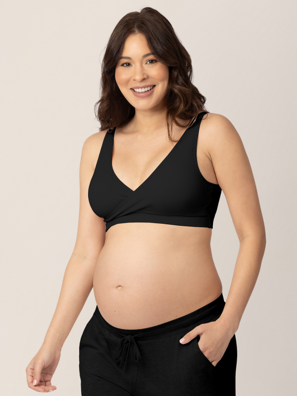 Sublime® Adjustable Crossover Nursing & Lounge Bra | Black Online