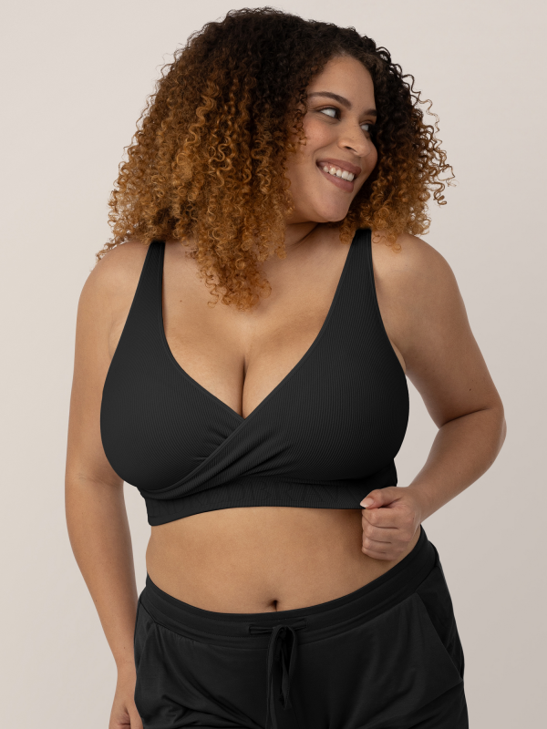 Sublime® Adjustable Crossover Nursing & Lounge Bra | Black Online