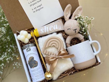 Deluxe New Mom & Baby Gift Box for Women After Birth | Baby Gift Basket, Postpartum Care Package, Push Present, Newborn Boys, Girls, Unisex on Sale