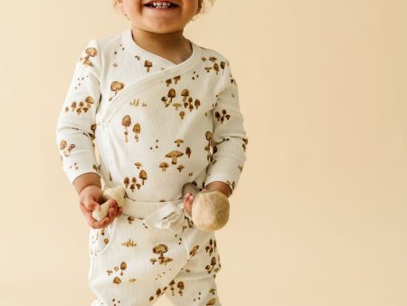 Organic Kimono Onesie & Pants Set - Fungi Online Hot Sale