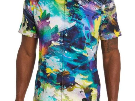 Robert Graham - Chemise manches courtes Tropical Storm For Sale