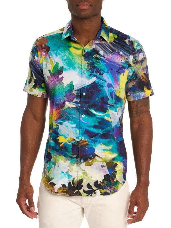 Robert Graham - Chemise manches courtes Tropical Storm For Sale