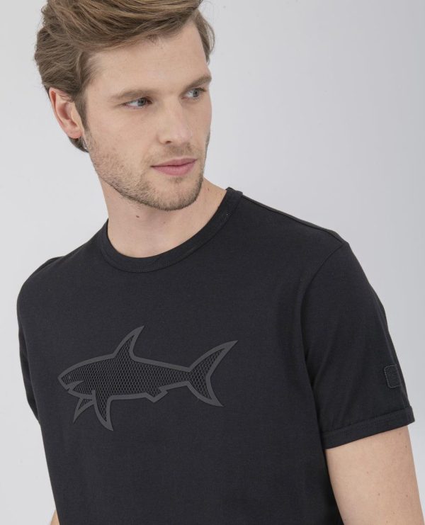 Paul & Shark - T-shirt de coton avec requin Fashion