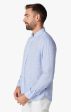 34 Heritage - Linen Chambray Shirt Hawaiian Ocean For Sale