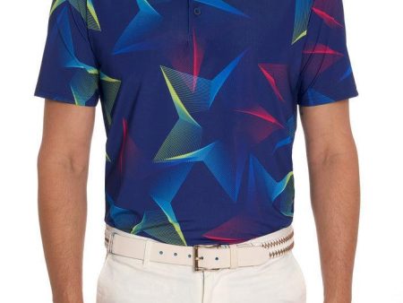 Robert Graham - Polo manches courtes performance Geo Star Online Hot Sale