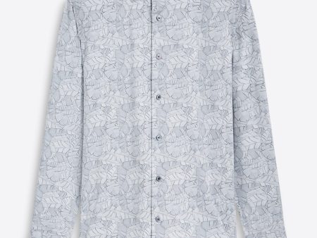 Bugatchi - James - Chemise manches longues feuillages OoohCotton® Online Sale