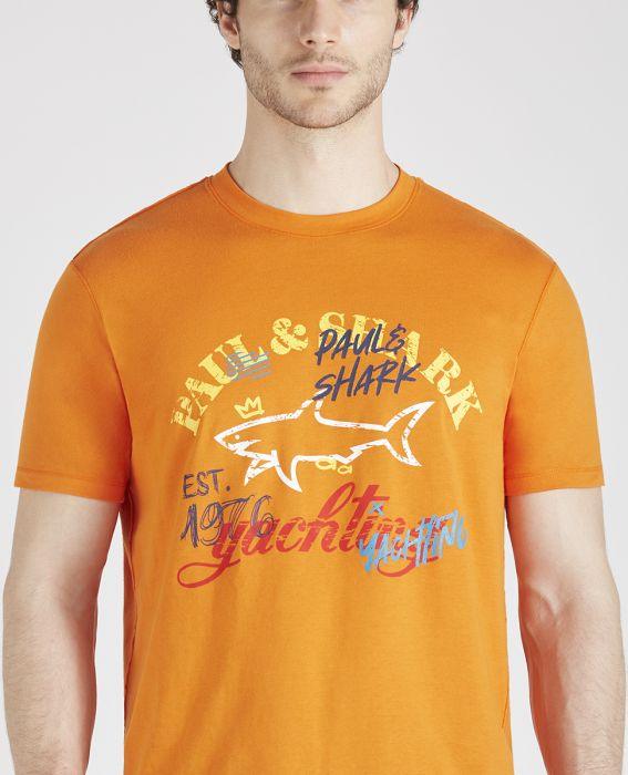 Paul & Shark - T-shirt logo Paul & Shark par Nick Wooster Online Hot Sale