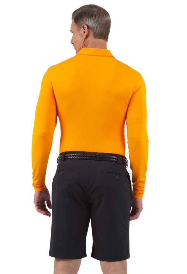 Ibkül - Men s Long Sleeve Polo - 95199 (Modern Fit) For Discount