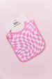 BUBBLEGUM WAVY CHECKERS DREAM BABY BIB Discount