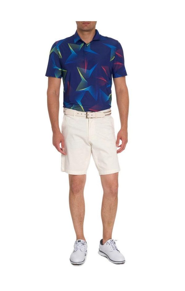 Robert Graham - Polo manches courtes performance Geo Star Online Hot Sale