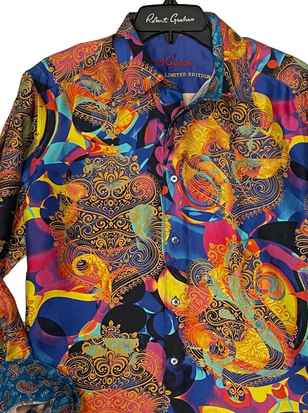 Robert Graham - Chemise de soie Le Clique Édition Limitée Discount