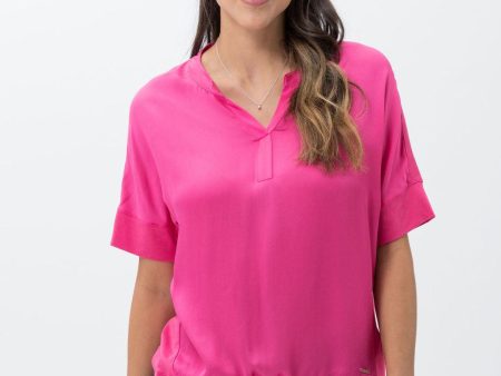 BRAX - Cila - Blouse manches courtes de coton modal Fashion