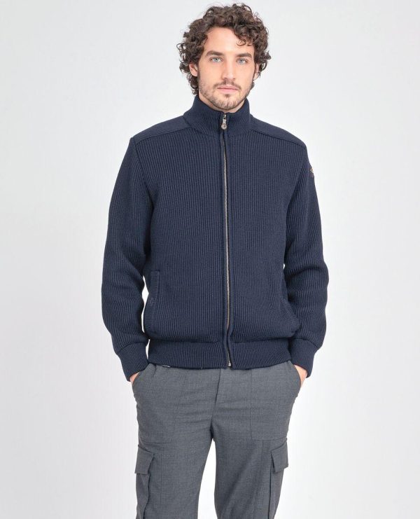 Paul & Shark - Cardigan zip de laine doublé Fashion