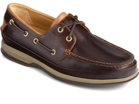 Sperry - Men s Gold ASV 2-Eye Boat Shoe - Amaretto Discount