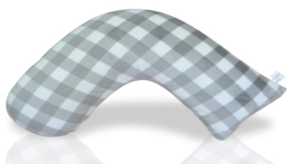 Luna Lullaby Nursing Pillow - Grey and White Buffalo Check Online now