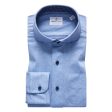 Emanuel Berg - Polo manches longues Premium Jersey Knit - Modern Fit - Bleu Supply