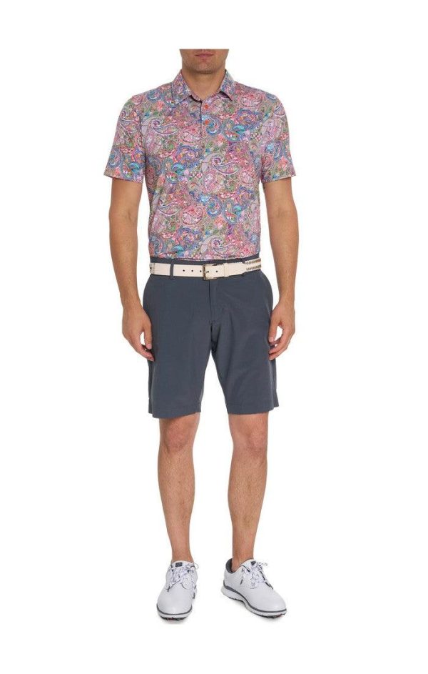 Robert Graham - Polo manches courtes performance Goldberg Hot on Sale