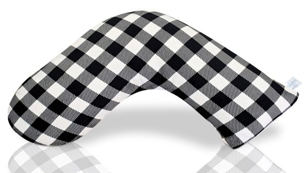 Luna Lullaby Nursing Pillow - Black & White Buffalo Check For Discount