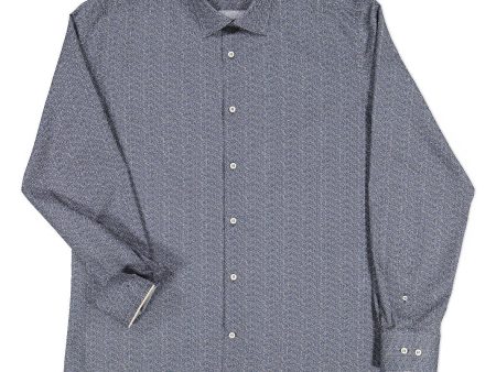 Paul & Shark - Chemise de coton à motifs herringbone on Sale