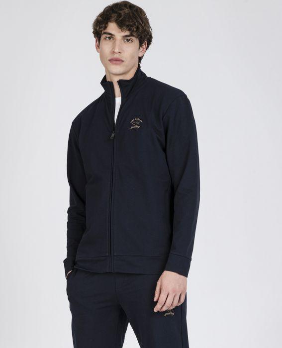 Paul & Shark - Cardigan jogging de coton stretch Online Sale