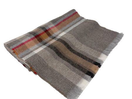 Hemley - Foulard à carreaux de cachemire - Beige Multi on Sale